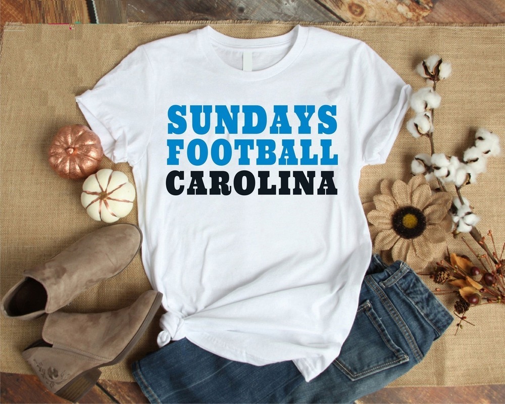 Carolina Panthers Sundays Football Carolina Shirt